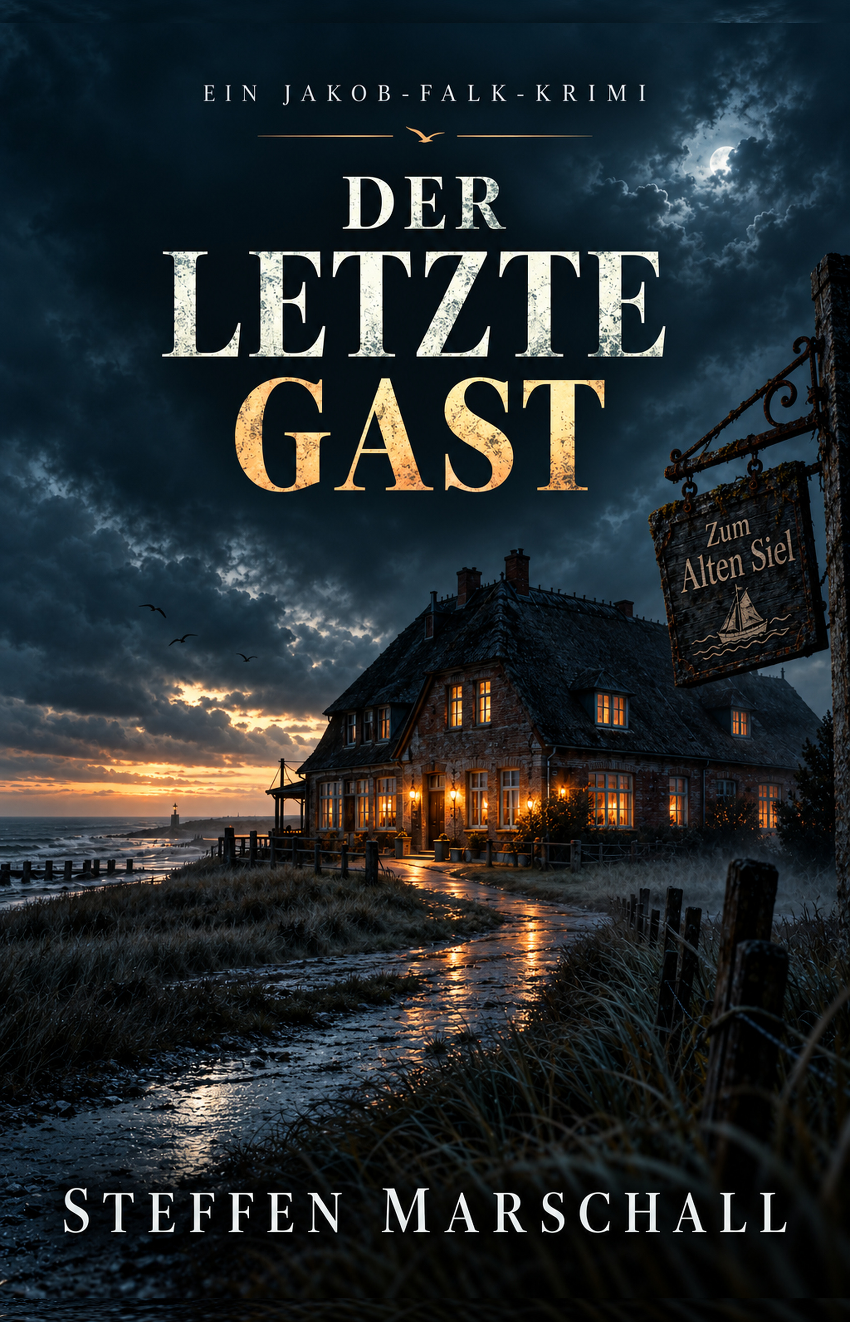 Buchcover Der letzte Gast – Ein Jakob-Falk-Krimi von Steffen Marschall